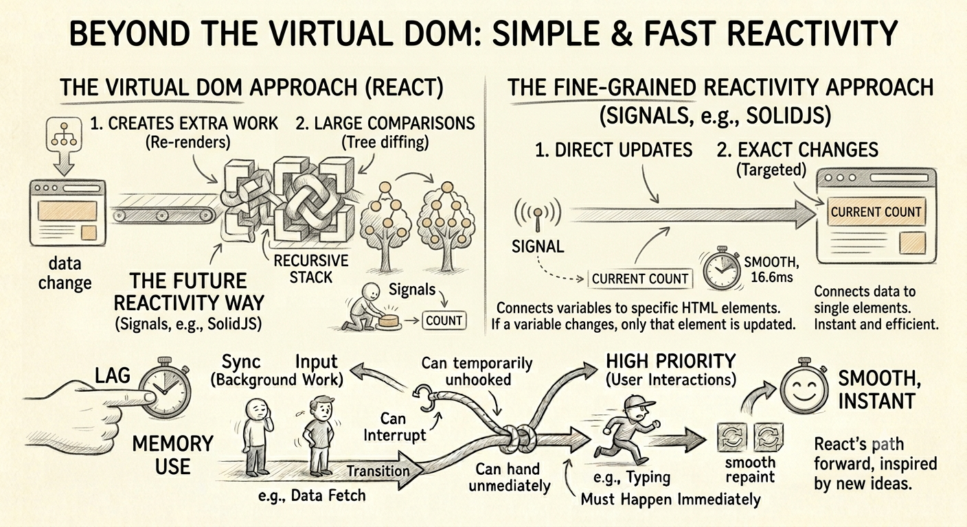 If the Virtual DOM is So Great, Why is Everyone Trying to Kill It?