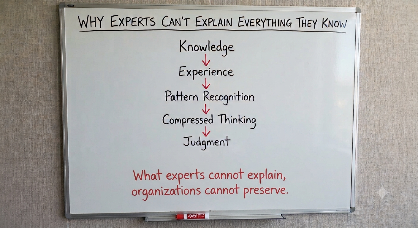 Why Experts Struggle to Explain What They Know