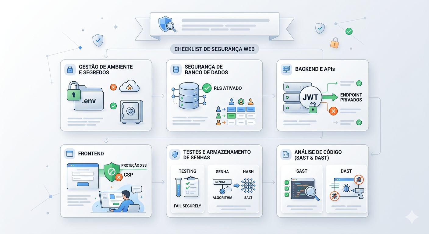 Não seja o próximo alvo: O Checklist mínimo de Segurança para aplicações Web