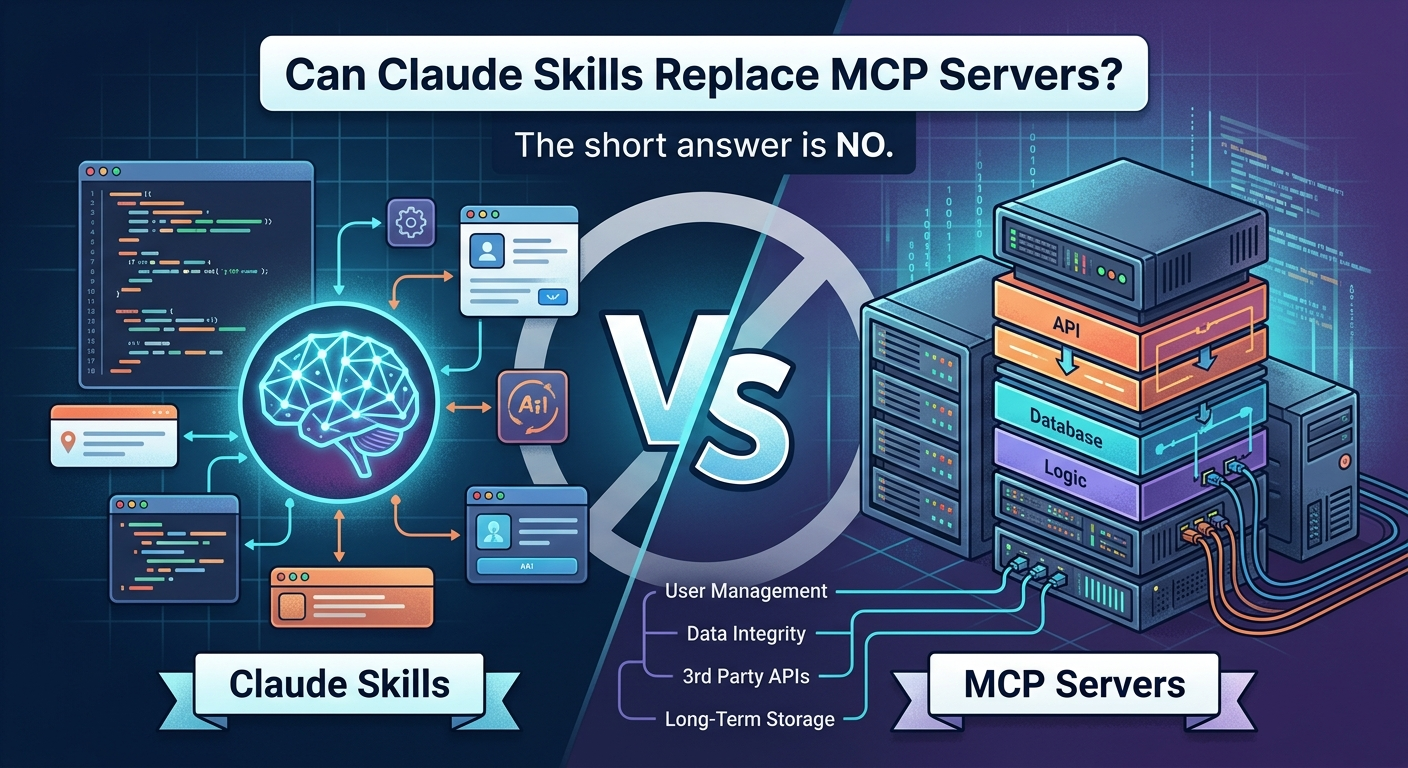 Can Claude Skills Replace MCP Servers?