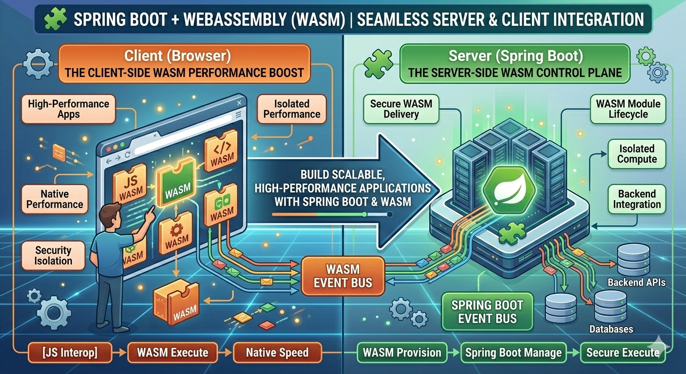 Spring Boot + WebAssembly (WASM)