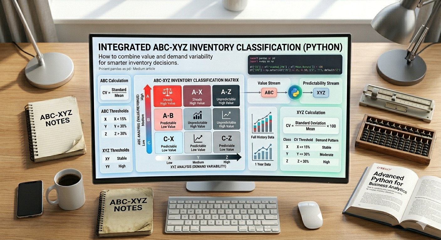 ABC-XYZ Inventory Classification using Python