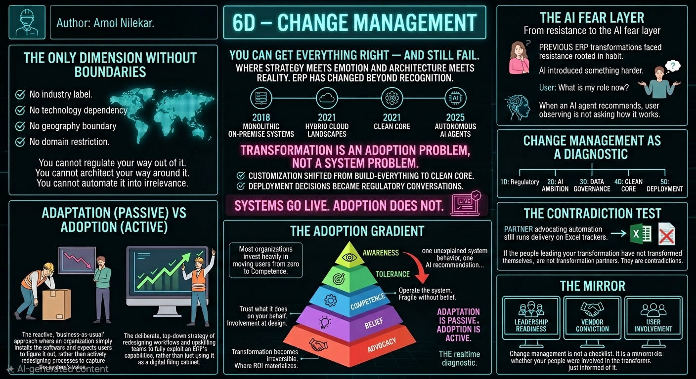 8D ERP Transformation Framework — 6D — Change Management