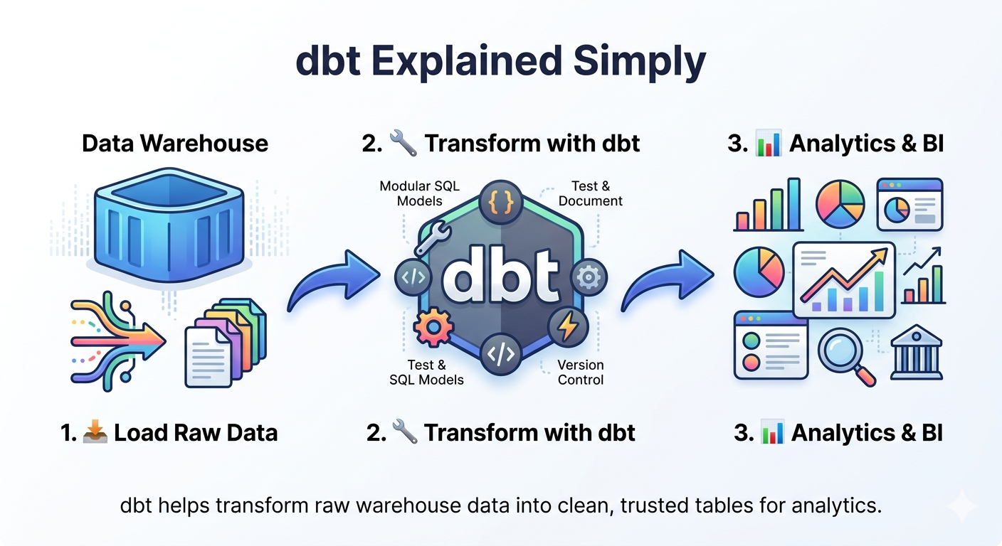 dbt Explained Simply: Why Every Data Engineer Talks About It