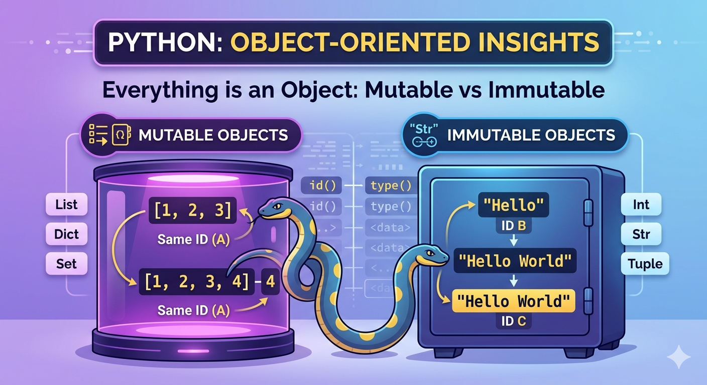 Python: Everything is an Object (The Secret of Memory Management)