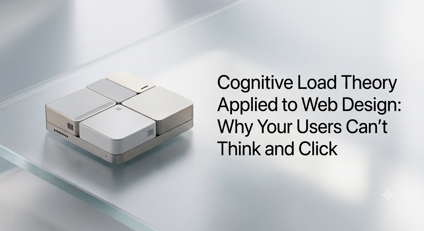 Cognitive Load Theory Applied to Web Design: Why Your Users Can’t Think and Click