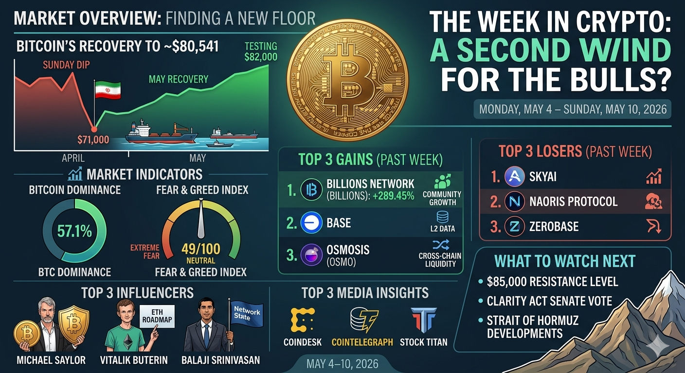 The $85,000 Resistance: What to Watch in the Crypto Markets This Week