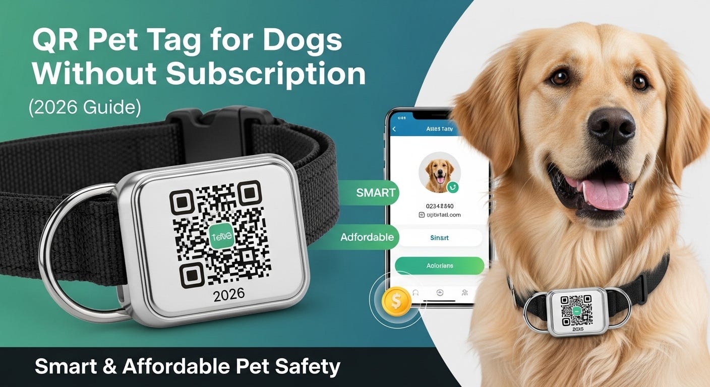 Why QR Pet Tags Without Subscription Are the Future of Dog Safety (2026 Guide)