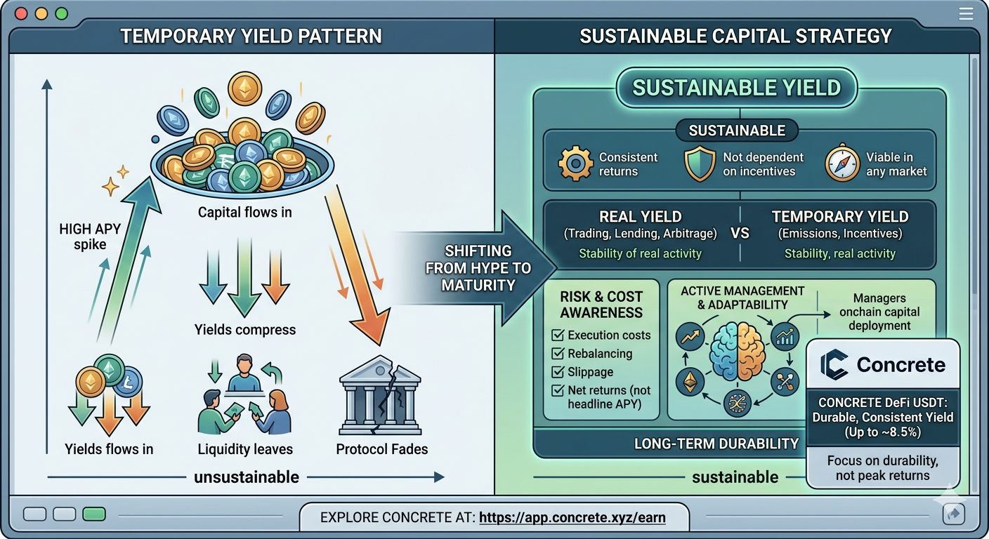 What Makes a DeFi Strategy Actually Sustainable?