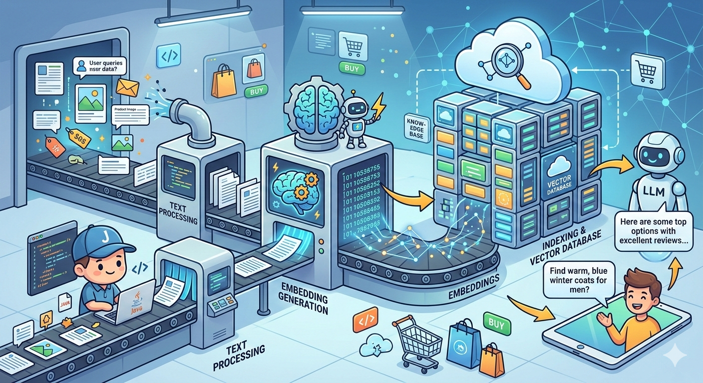 Building a RAG-Powered eCommerce App in Java. Part 3: The Indexing Pipeline