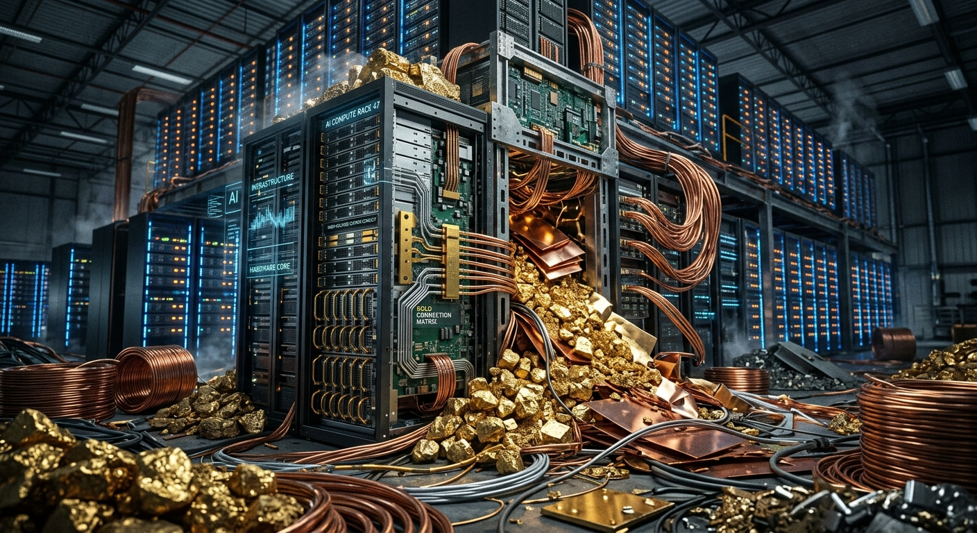 The AI Arms Race and Its Forgotten Commodity: Gold, Copper, and the Hardware War