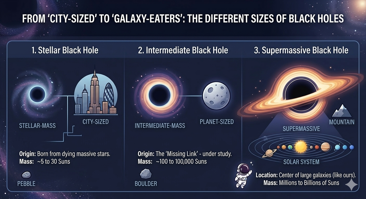 From “City-Sized” to “Galaxy-Eaters” From “City-Sized” to “Galaxy-Eaters”