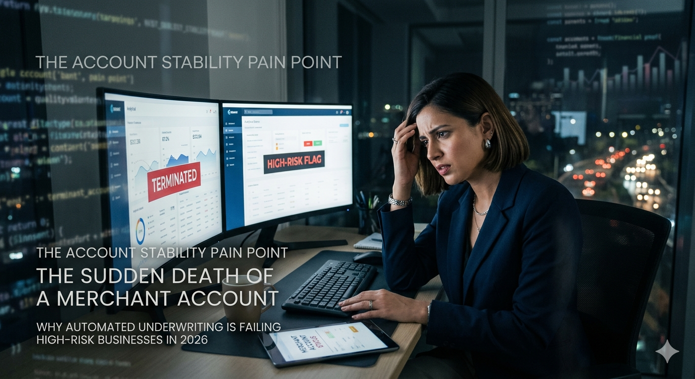 The Sudden Death of a Merchant Account: Why Automated Underwriting is Failing High-Risk Businesses…