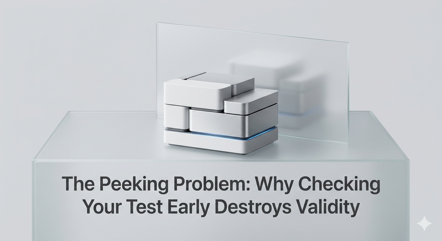 The Peeking Problem: Why Checking Your Test Early Destroys Validity