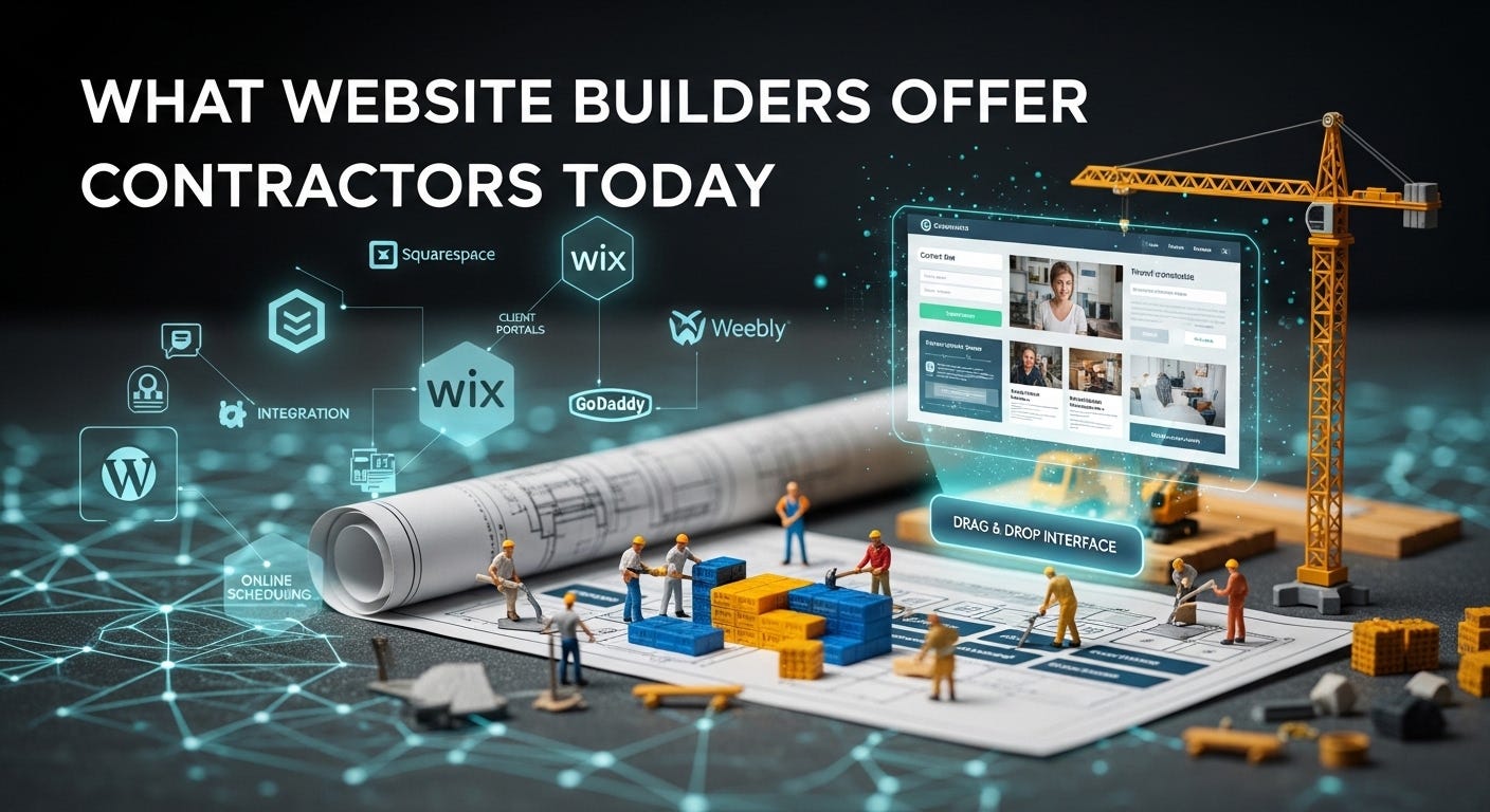 What Website Builders Offer Contractors Today