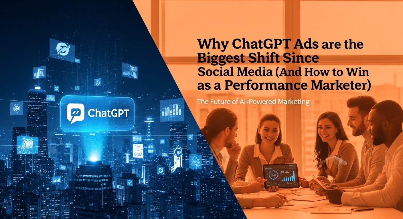 Why ChatGPT Ads are the Biggest Shift Since Social Media (And How to Win as a Performance Marketer)
