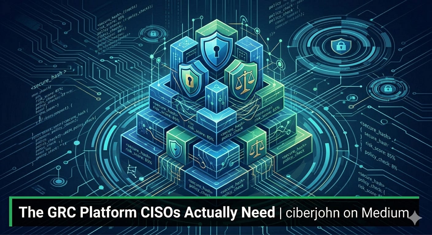 The GRC Platform CISOs Actually Need