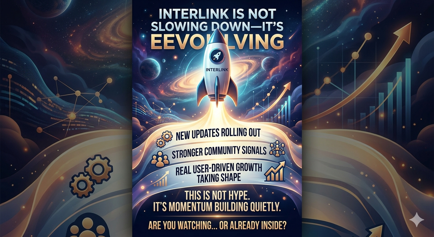 Interlink isn’t slowing down it’s evolving  New updates are rolling out, stronger community…