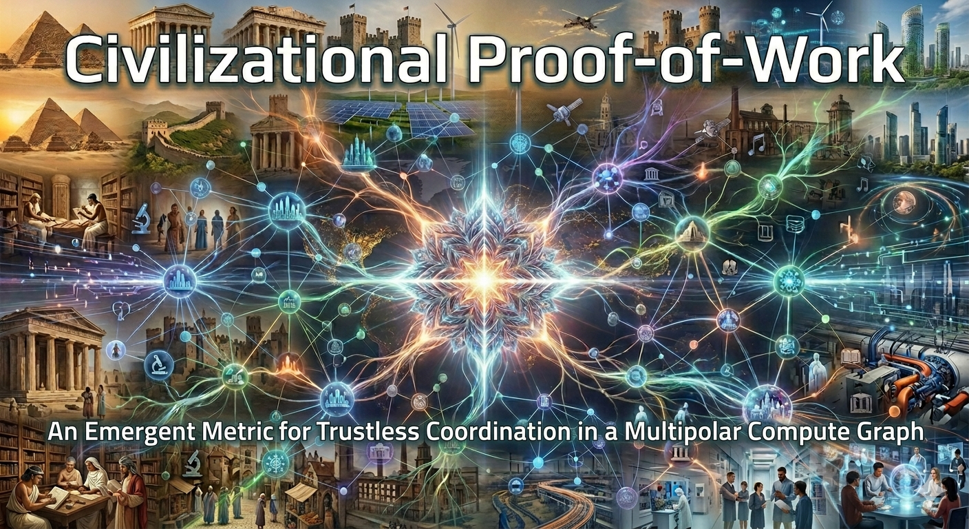 Civilizational Proof-of-Work: An Emergent Metric for Trustless Coordination in a Multipolar Compute…