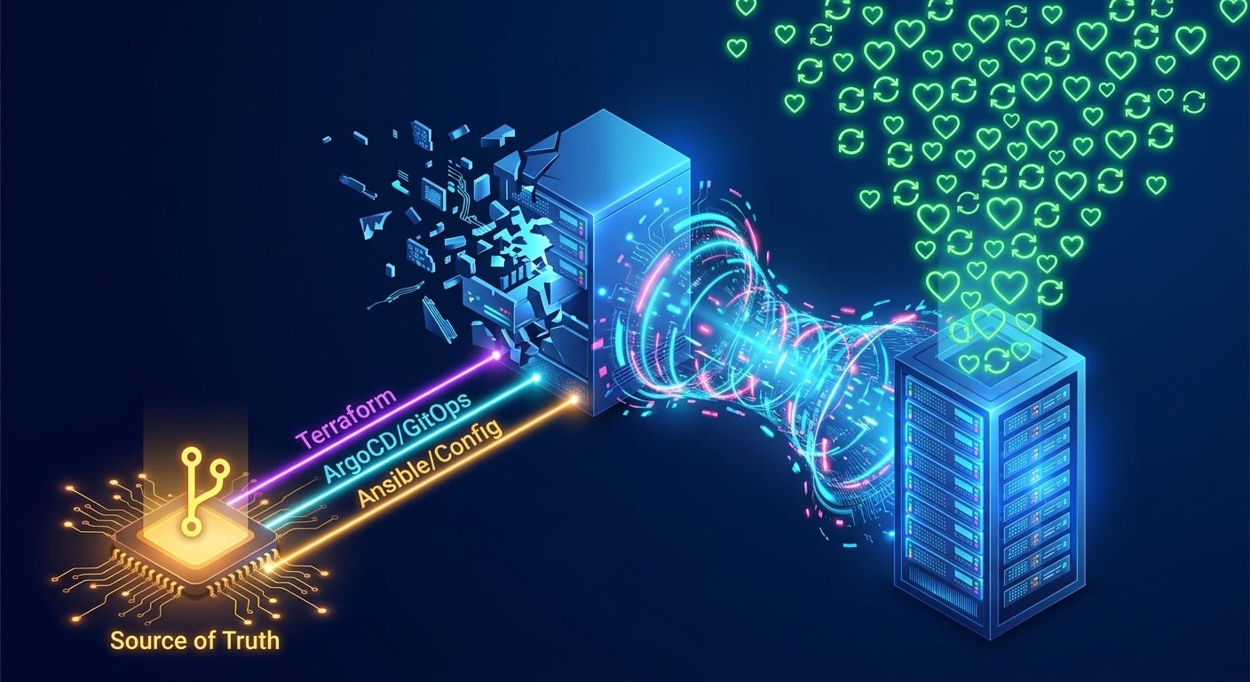 Immutable Homelab: Production-Grade Patterns on a Single Proxmox Node