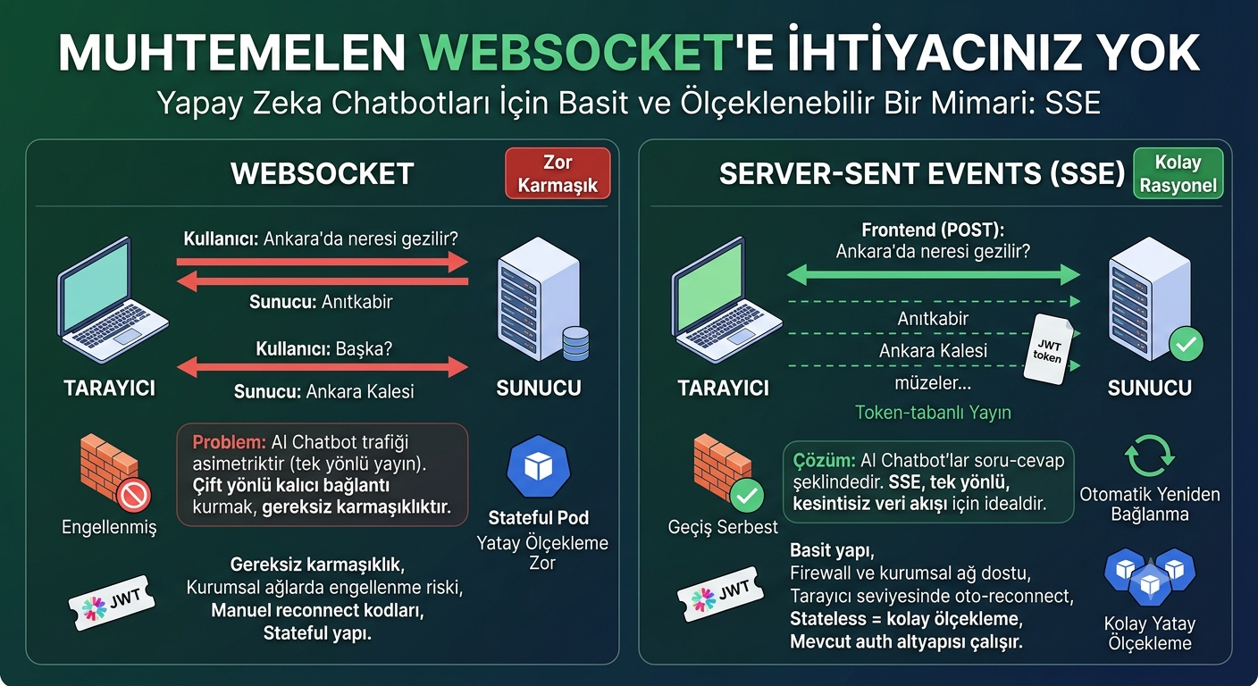 Chatbot Yazıyorsanız Muhtemelen WebSocket’e İhtiyacınız Yok