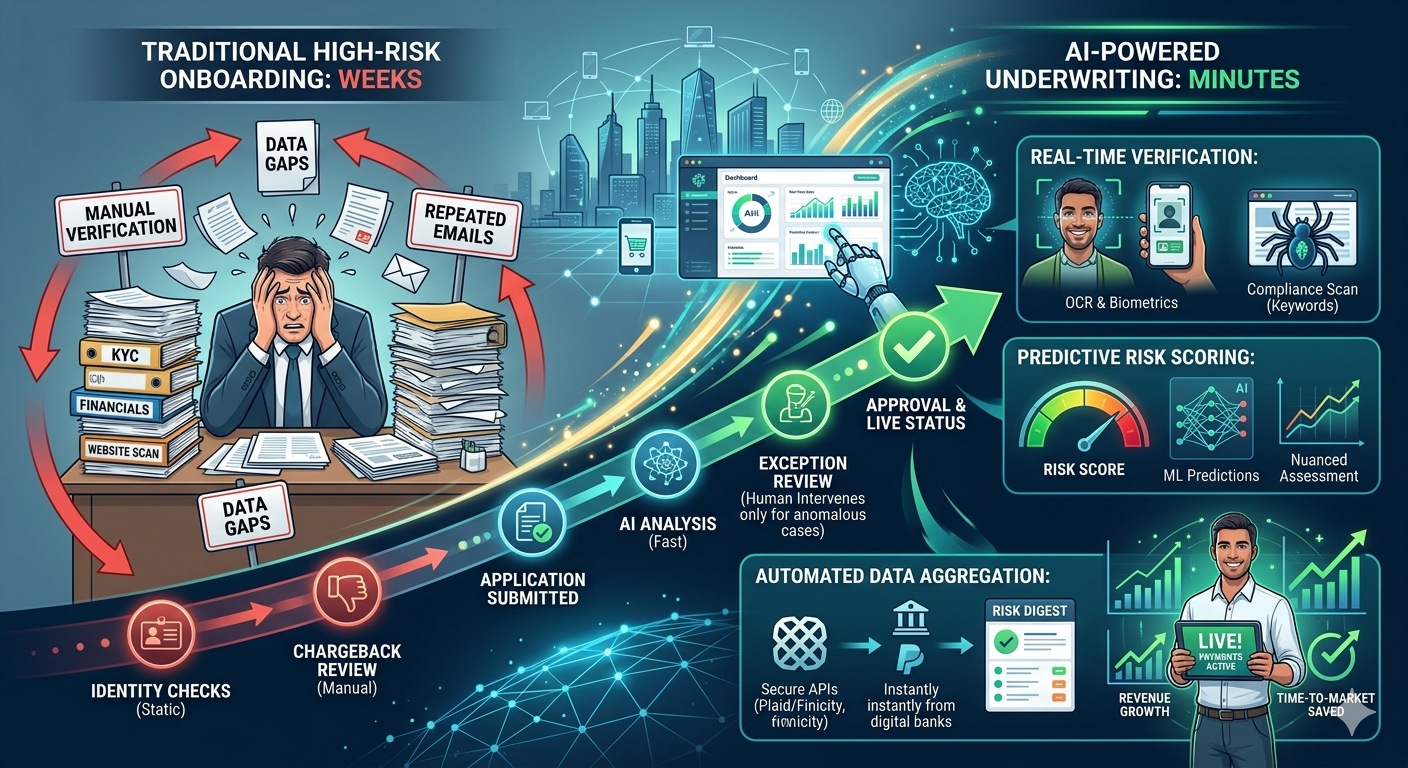 From Weeks to Minutes: How AI Underwriting is Solving the High-Risk Onboarding Bottleneck