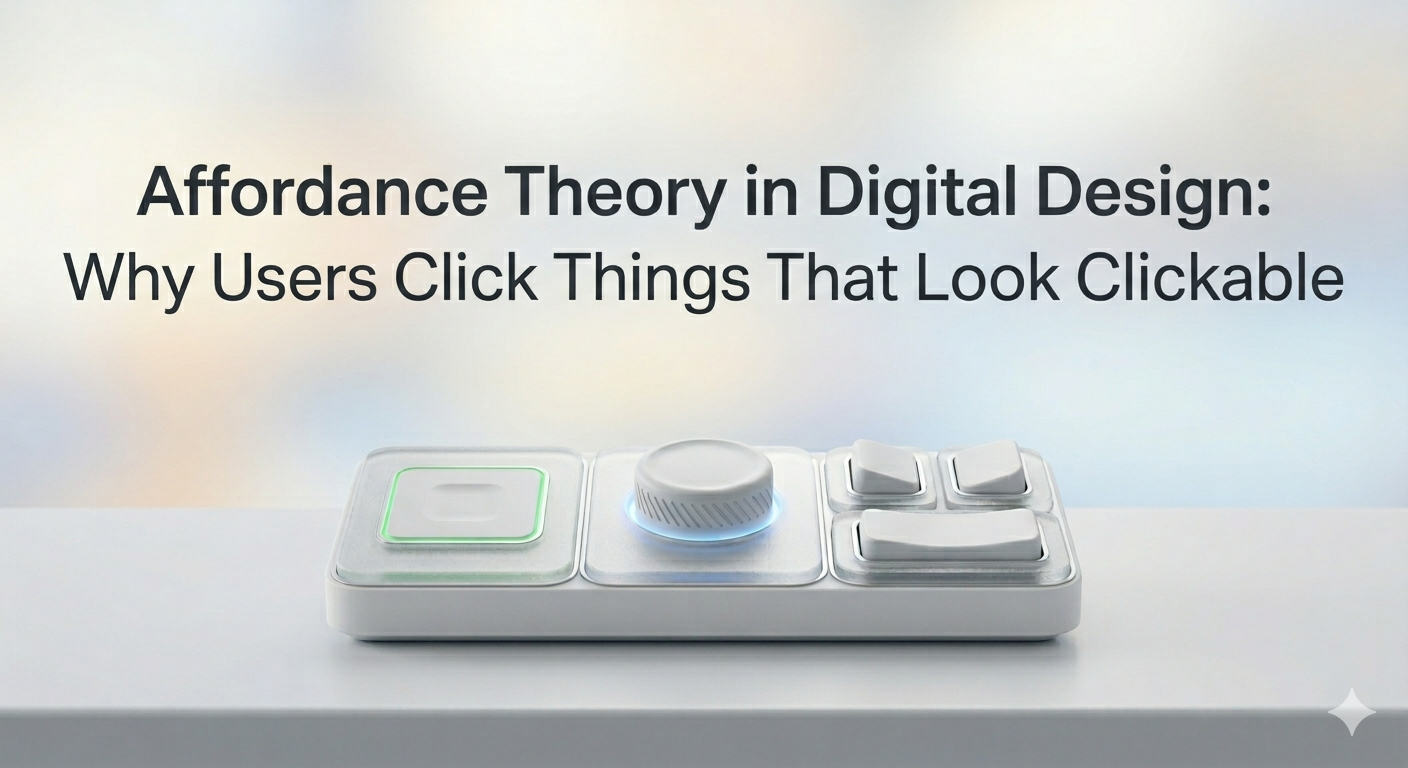 Affordance Theory in Digital Design: Why Users Click Things That Look Clickable