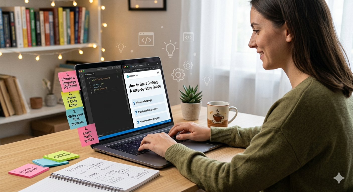 How to Start Coding: A Step-by-Step Guide for Absolute Beginners
