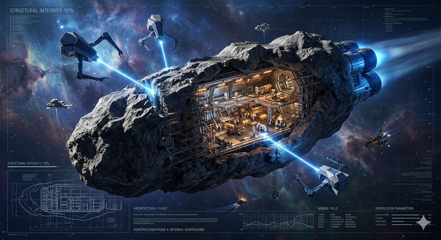 The Cosmic Ledger: Repurposing the Asteroid Belt into an Interstellar The Cosmic Ledger: Repurposing the Asteroid Belt into an Interstellar