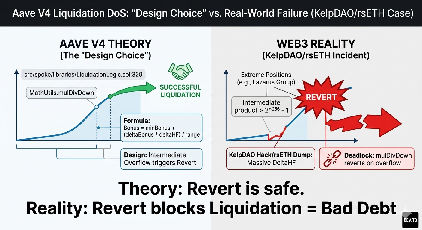 How Aave V4’s “Design Choice” Turned Into a $195M Liquidation Deadlock (KelpDAO/rsETH Case)