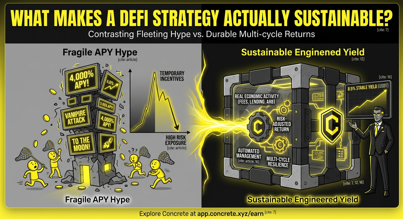 What Makes a DeFi Strategy Actually Sustainable?