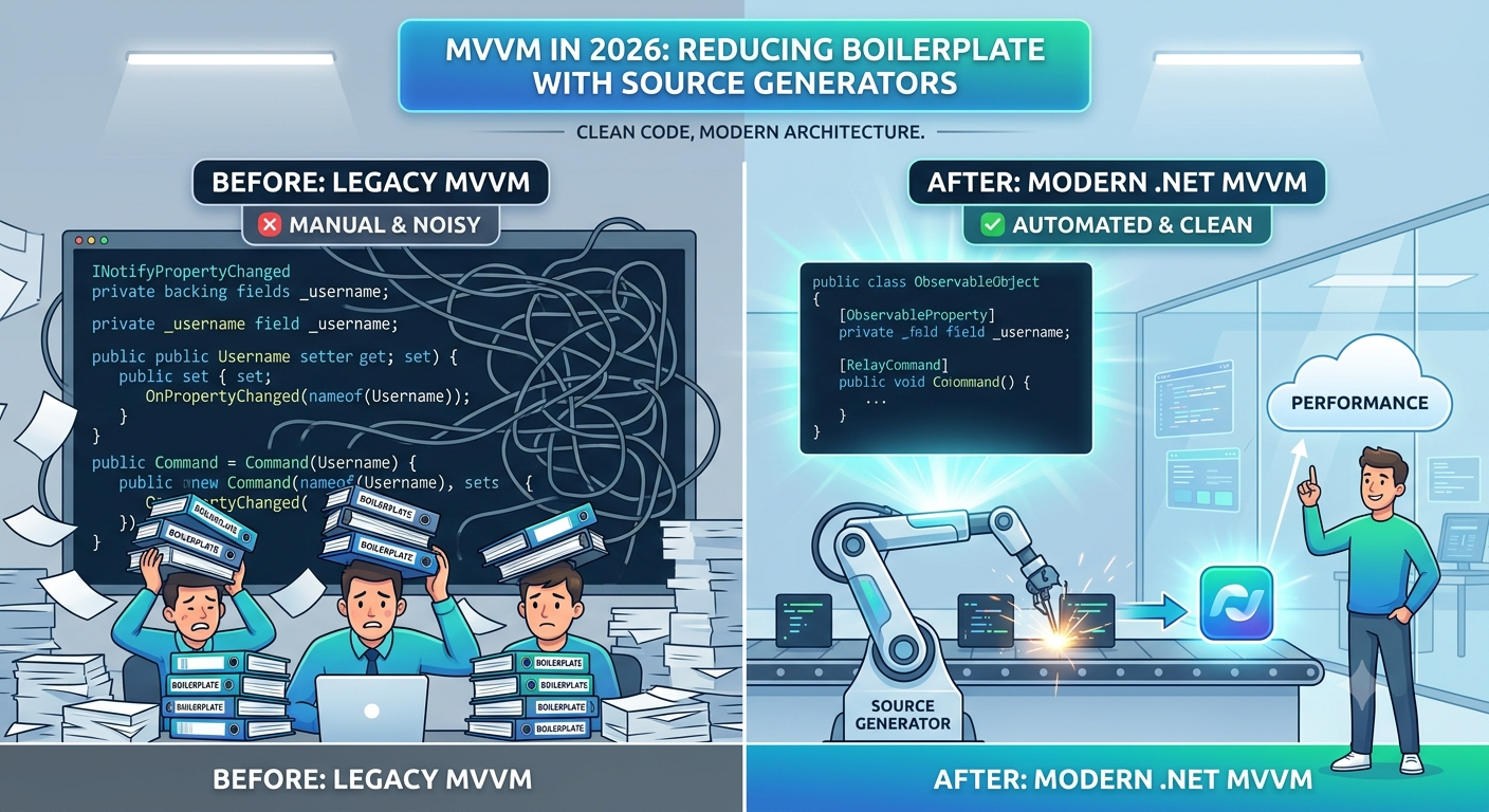 MVVM in 2026: Reducing Boilerplate with Source Generators