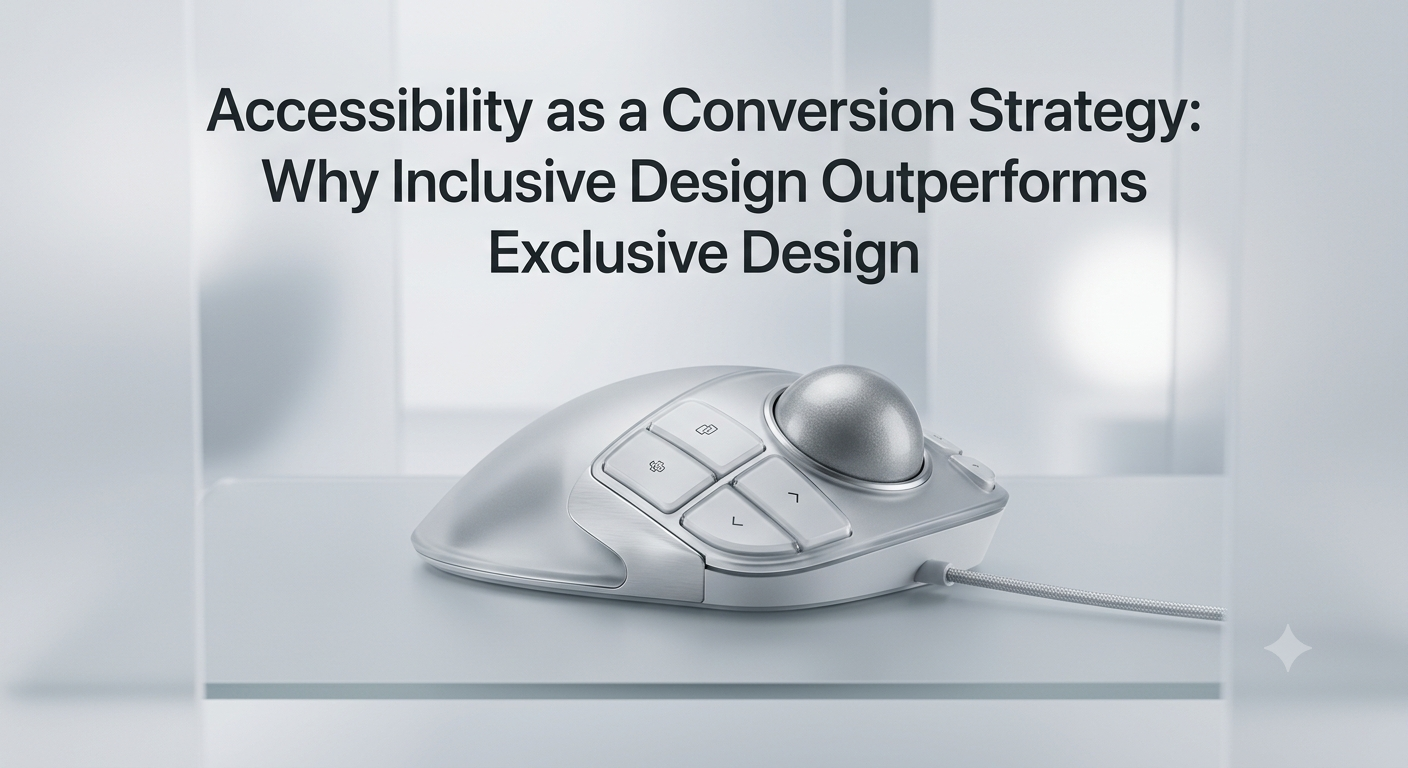Accessibility as a Conversion Strategy: Why Inclusive Design Outperforms Exclusive Design
