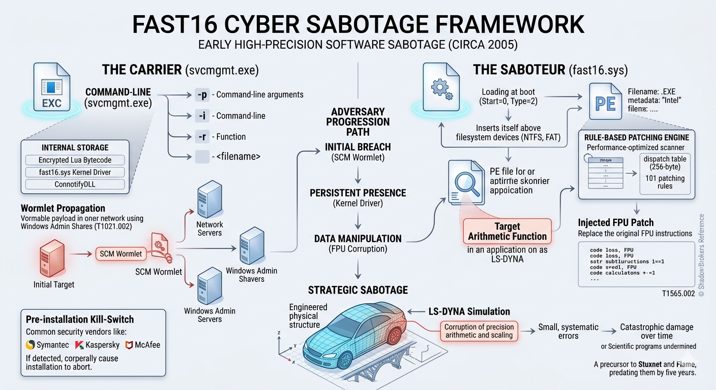 fast16 | Mystery ShadowBrokers Reference Reveals High-Precision Software Sabotage
