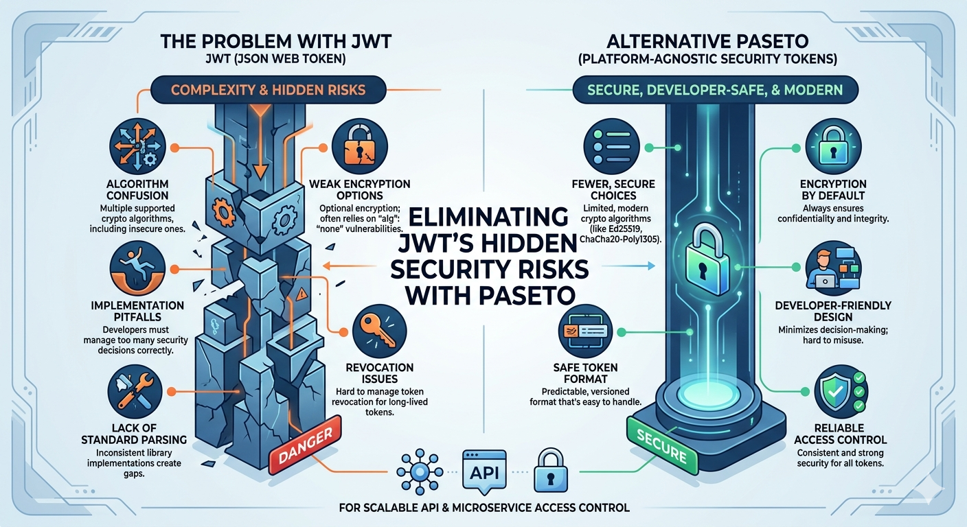 The Problem with JWT- Alternative PASETO
