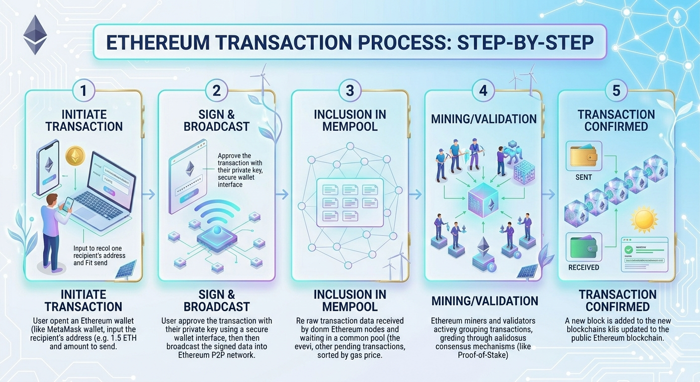 How to transact on Ethereum Blockchain