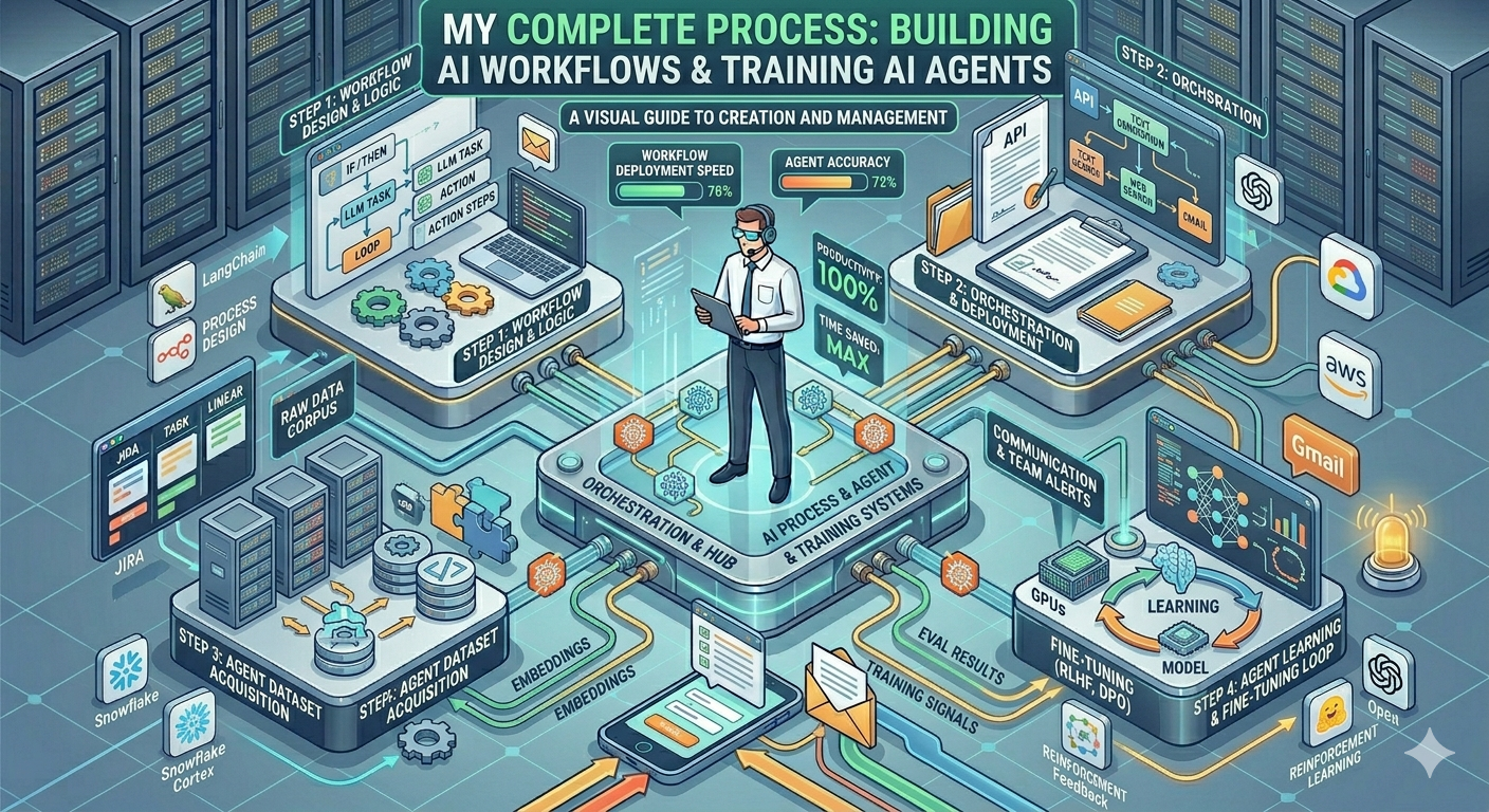 How I Build AI Workflows and Train AI Agents