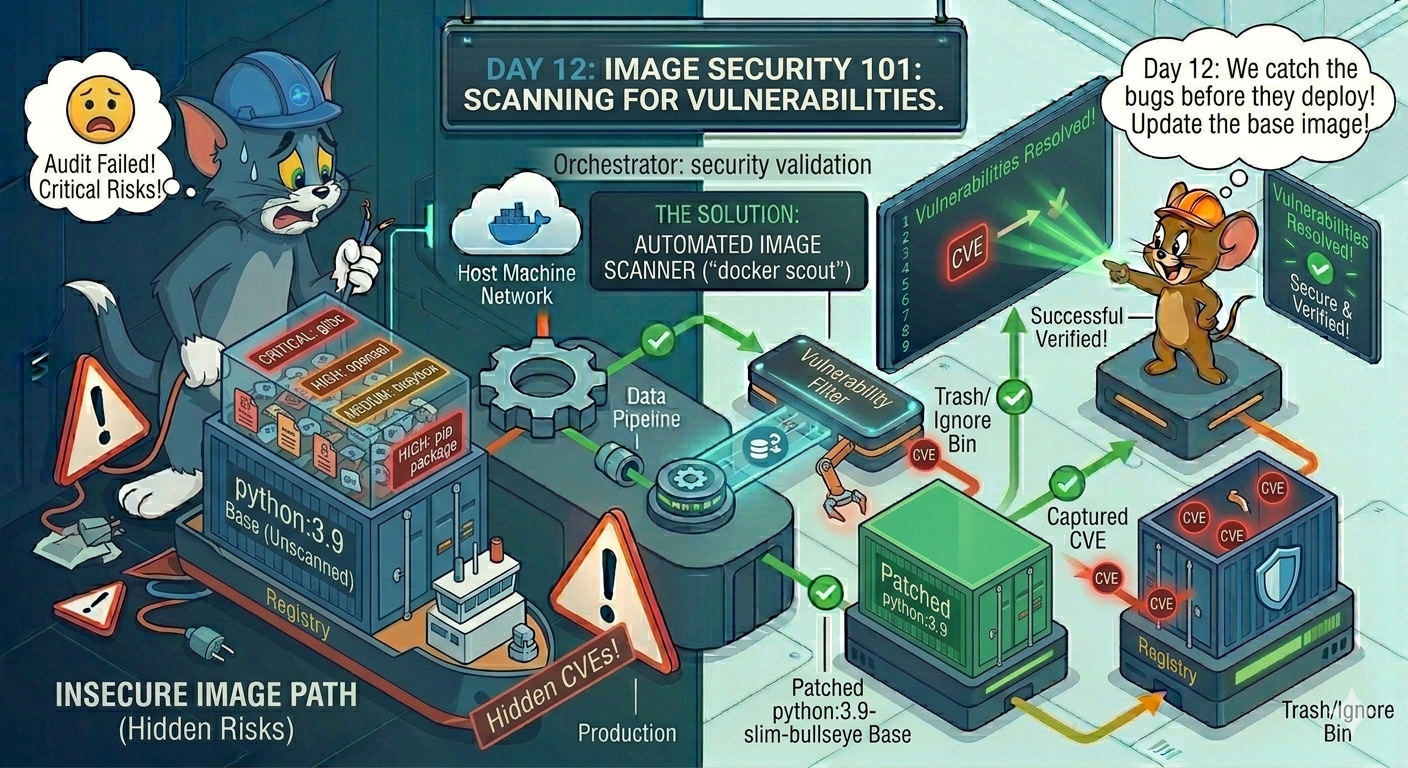 Day 12/25: Image Security 101: Scanning for Vulnerabilities (Docker Scout / Trivy)