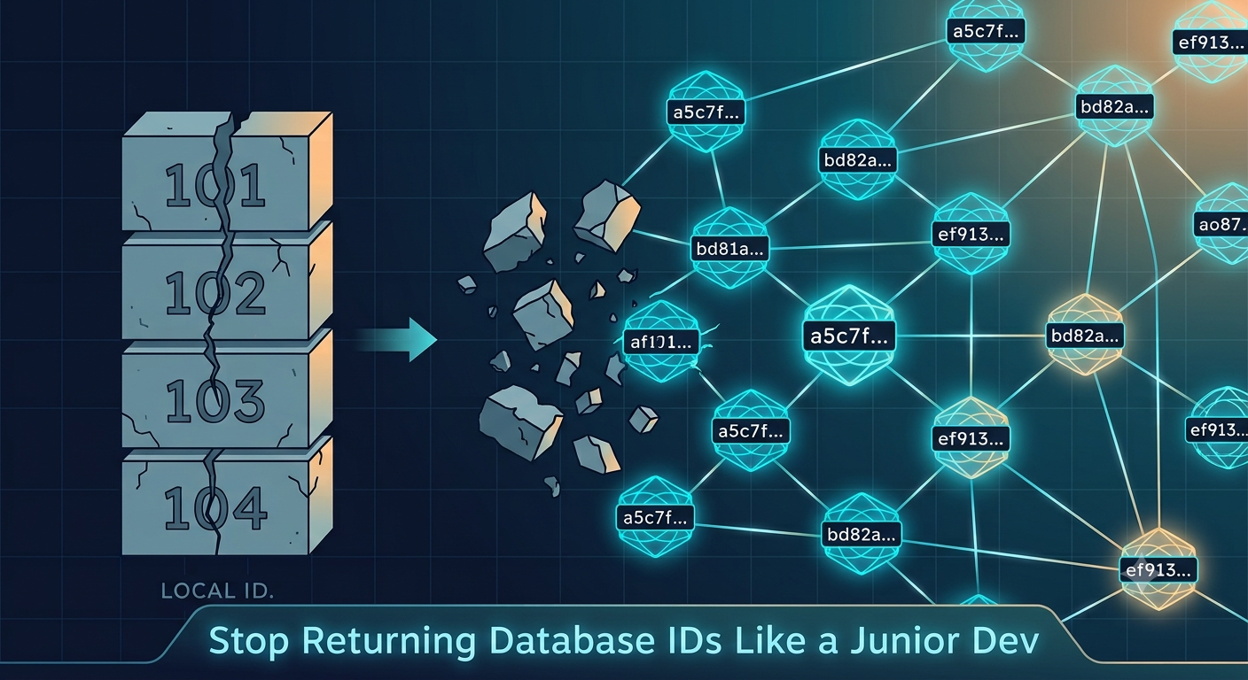 Stop Returning Database IDs Like a Junior Dev: 5 UUID Patterns That Scale Across Microservices