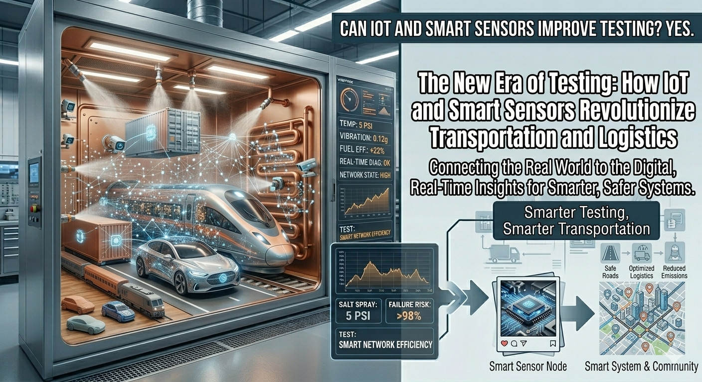 How Do IoT and Smart Sensors Improve Transportation Testing?