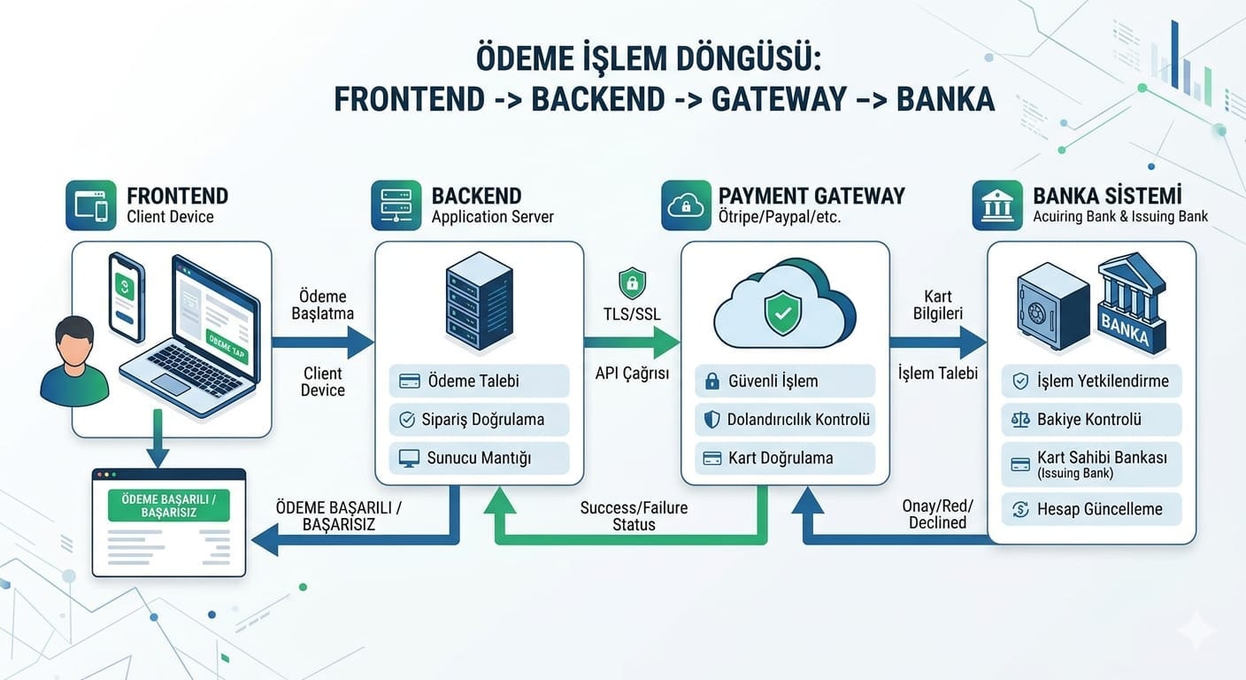  Ödeme Yöntemlerinde Backend Mimarisi ve Dolandırıcılık (Fraud) Kontrolü
