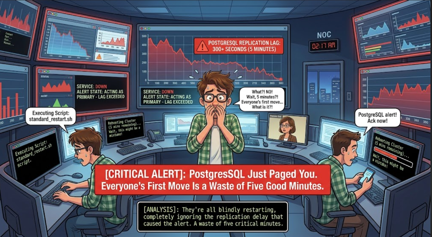 PostgreSQL Just Paged You. Everyone’s First Move Is a Waste of Five Good Minutes.