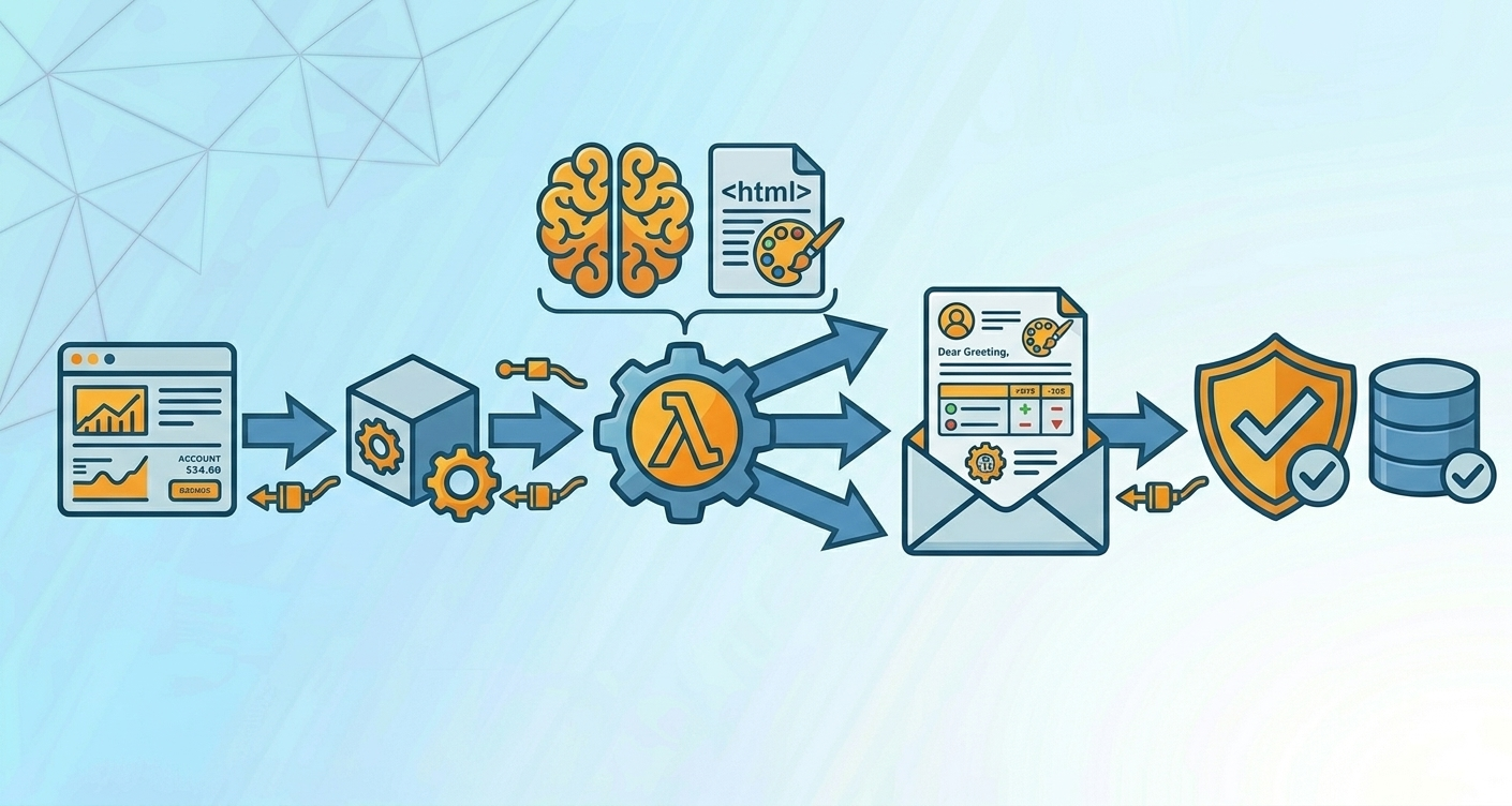 From Raw Data to Beautiful UX: Dynamic Email Templating in Serverless FinTech