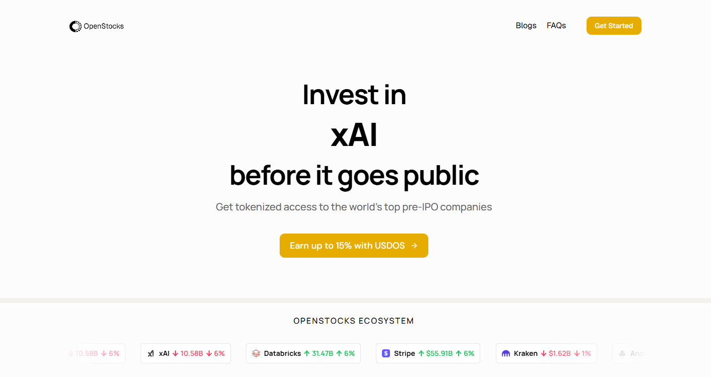 Breaking Down Walls: OpenStocks The Private Markets for Everyone