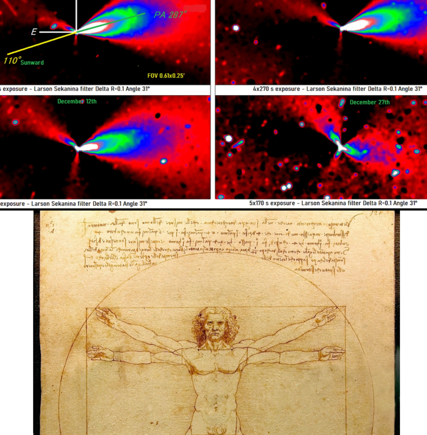 3I/Atlas and Da Vinci : The Geometry of Life