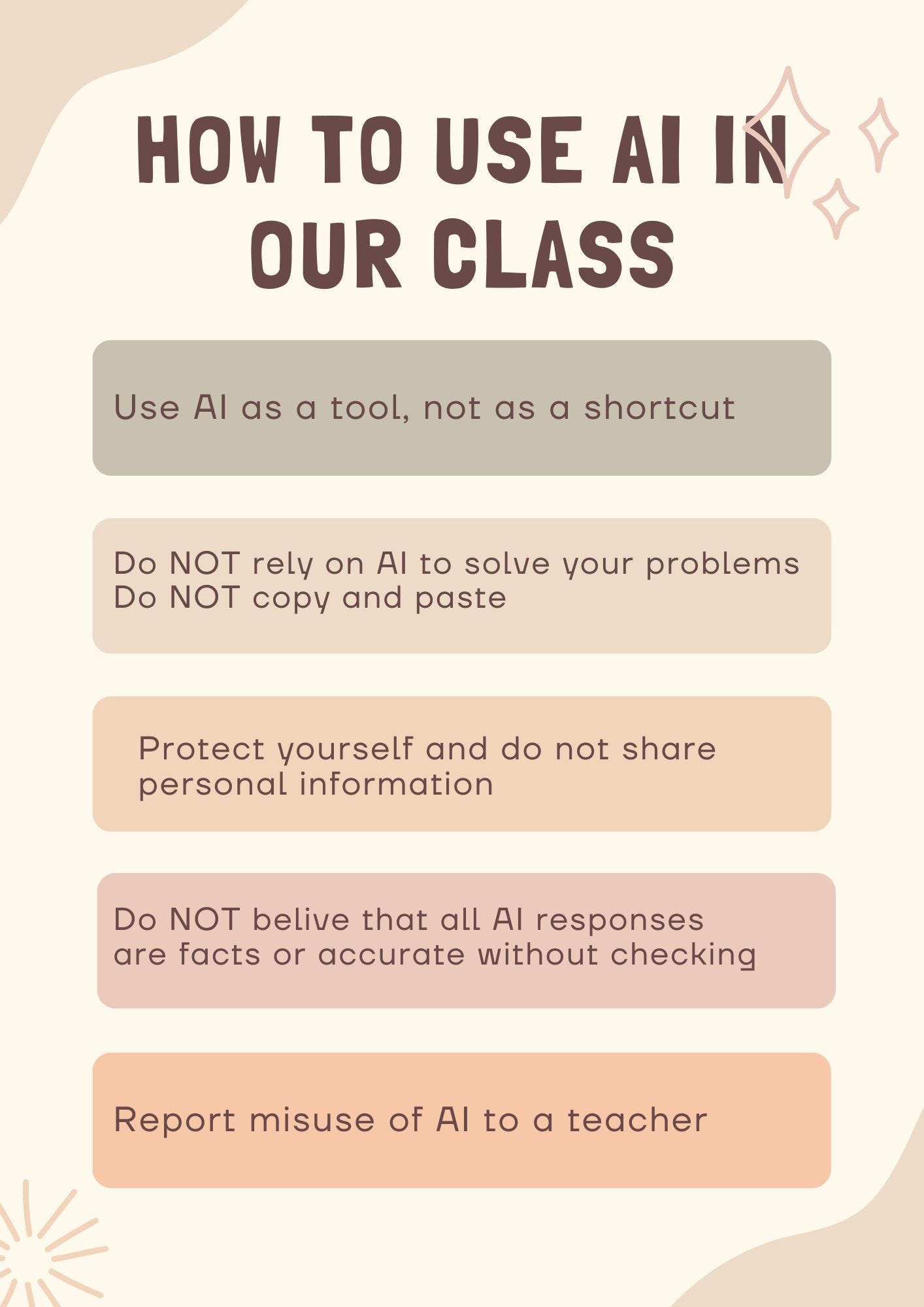 Generative AI in the classroom