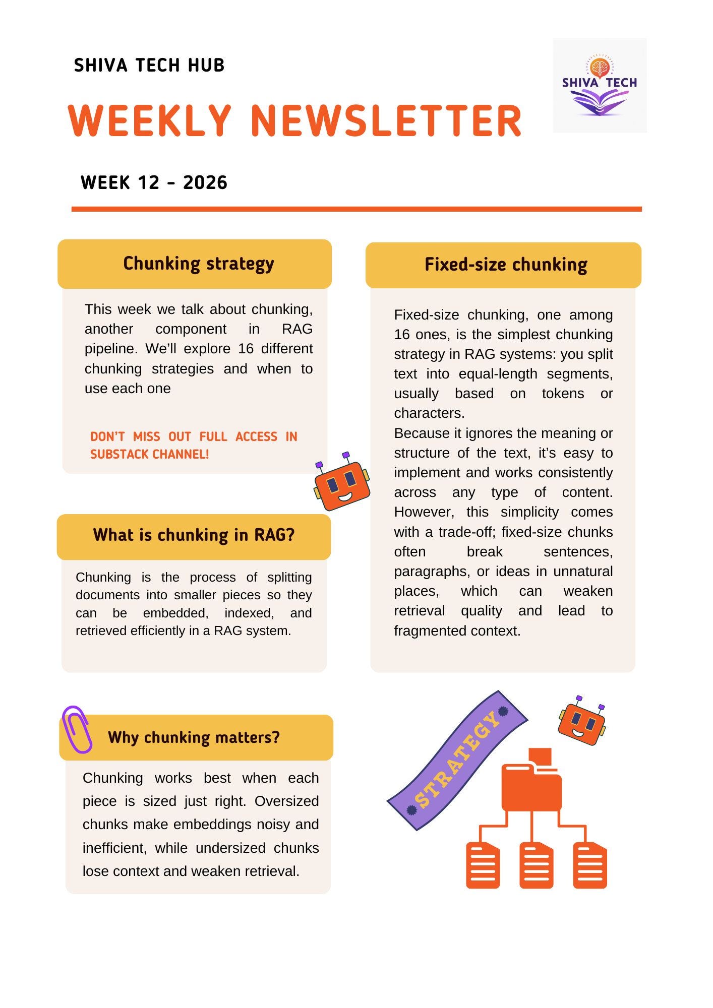Chunking strategies