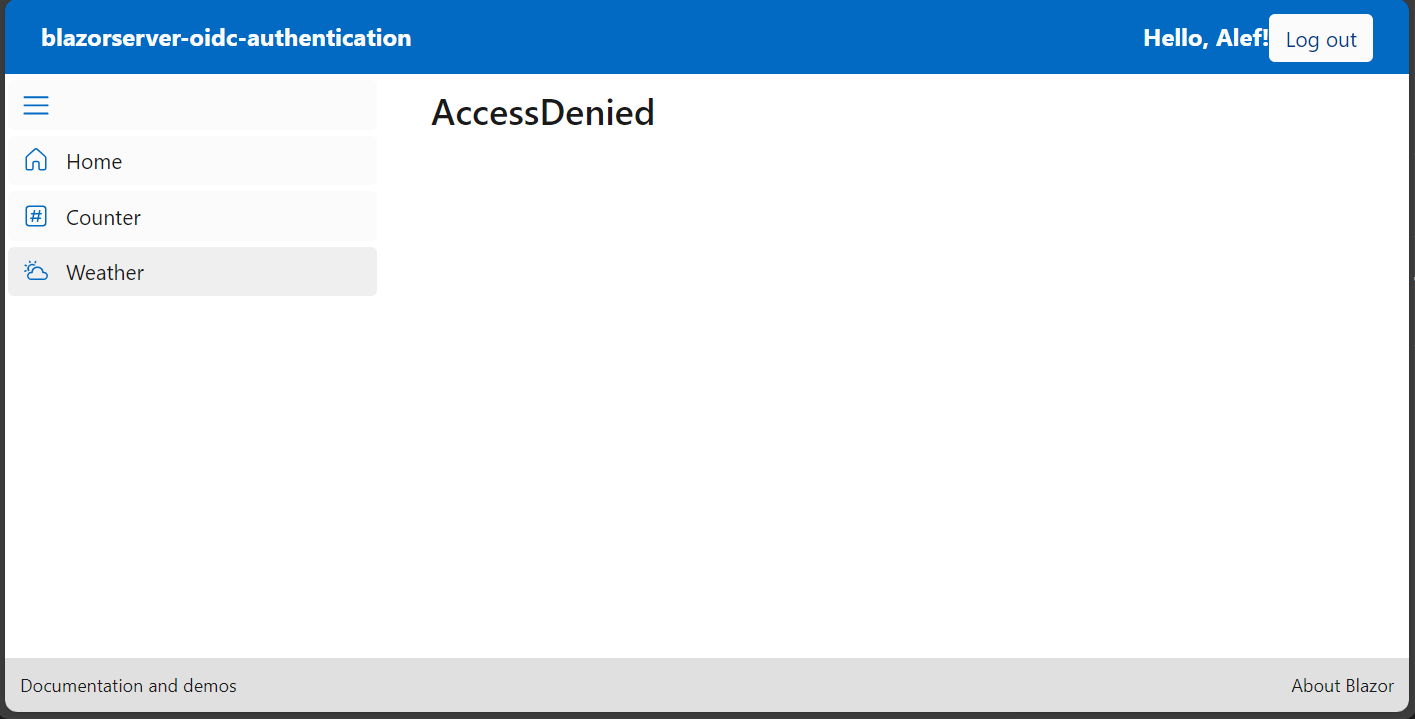Blazor WebApp Authorization