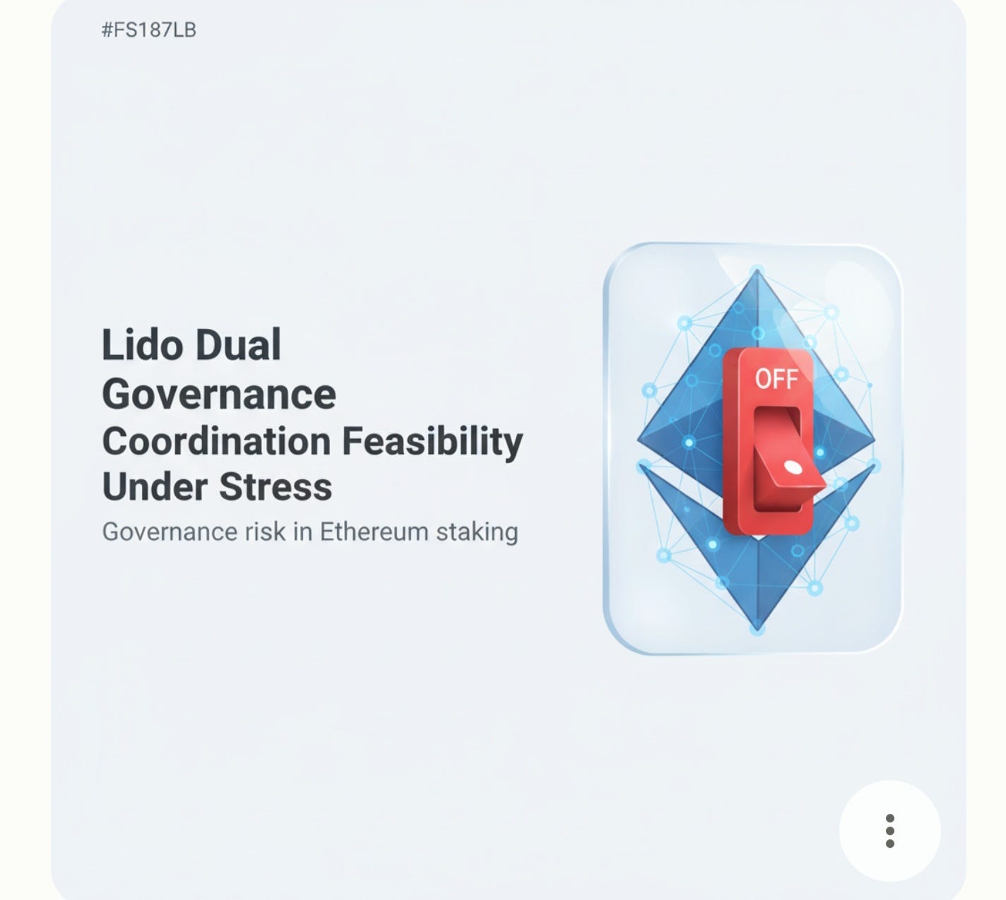 Lido Dual Governance: Coordination Feasibility Under Stress