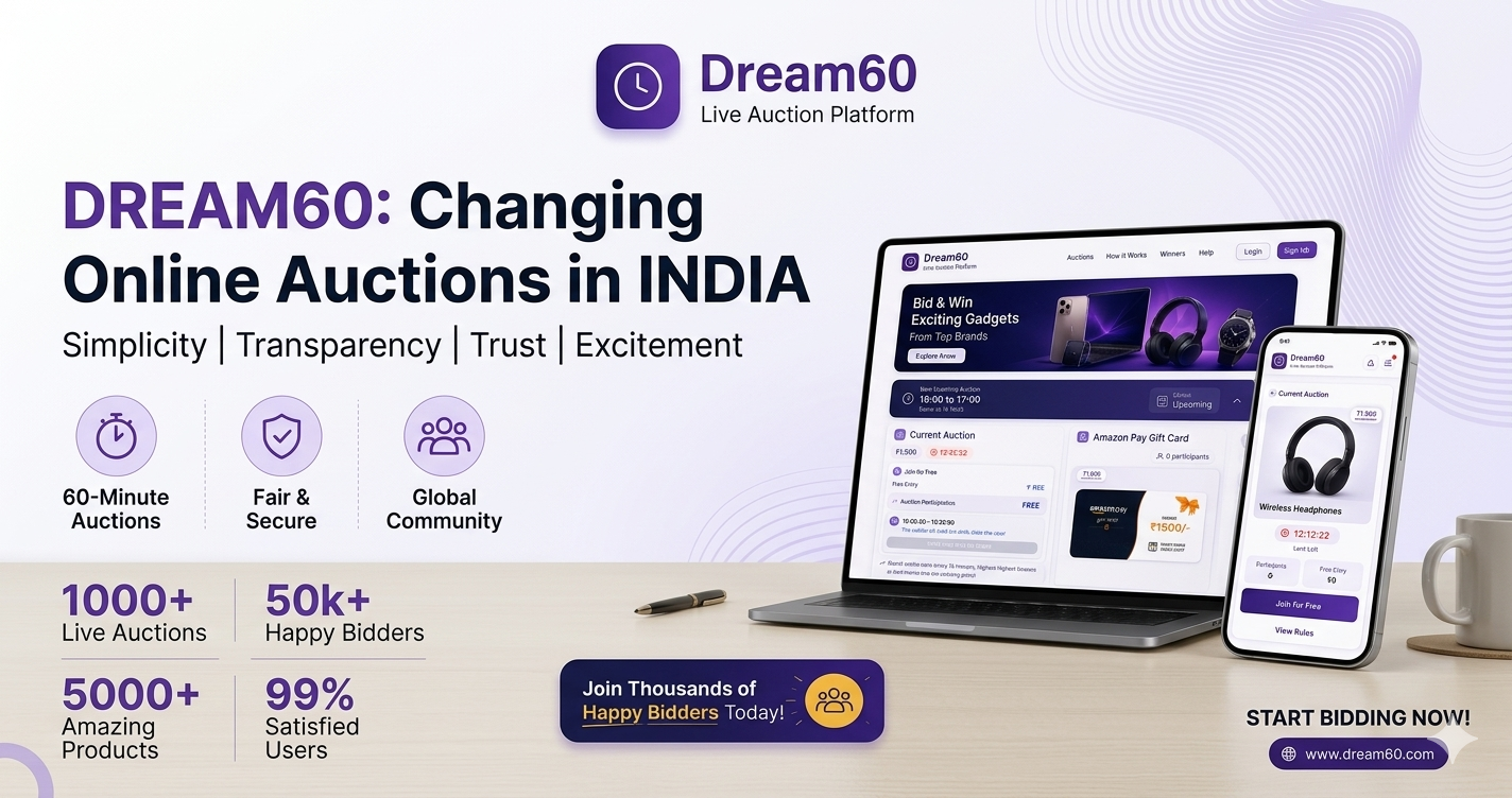 How Dream60 Is Changing the Future of Online Auctions in India